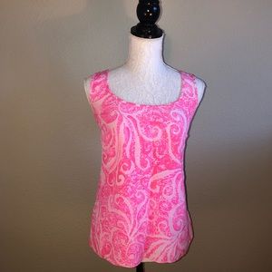 Lilly Pulitzer silk tank top